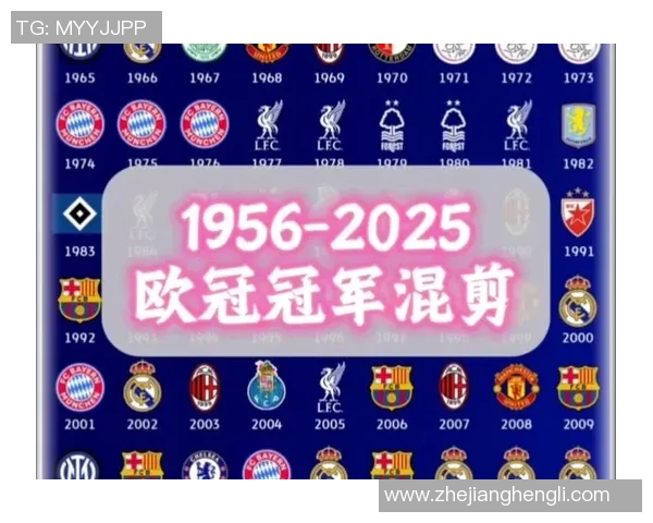 历届欧冠冠军对阵总览：从1956年到现今的历届决战